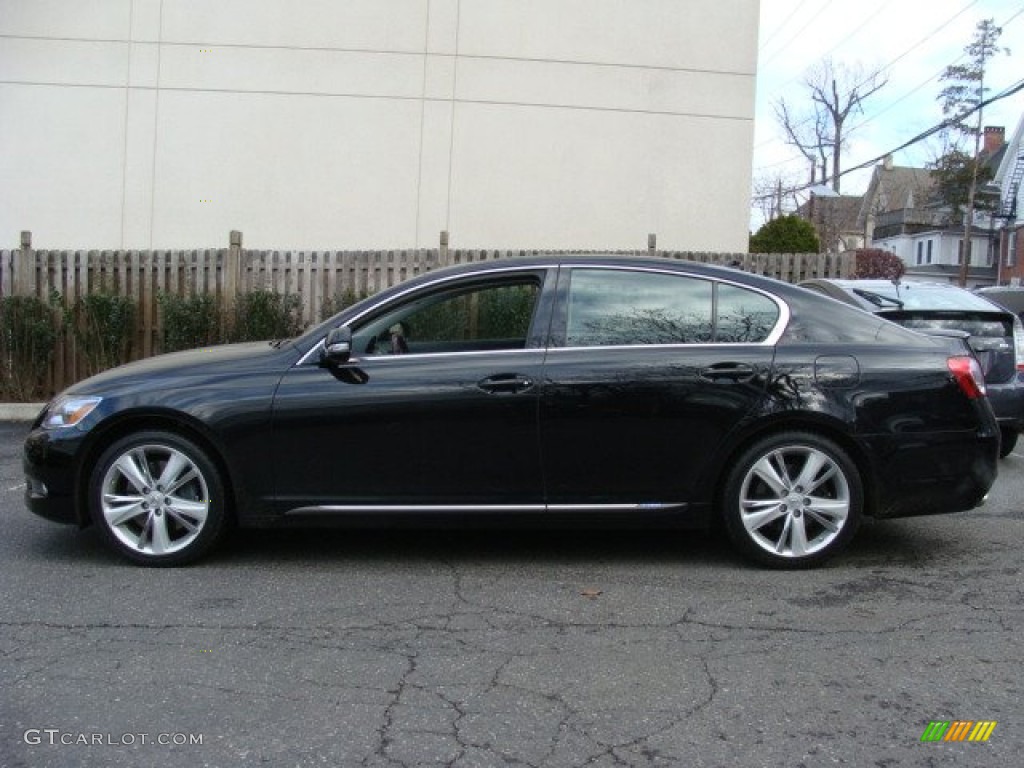 Obsidian Black 2011 Lexus GS 450h Hybrid Exterior Photo #56813431