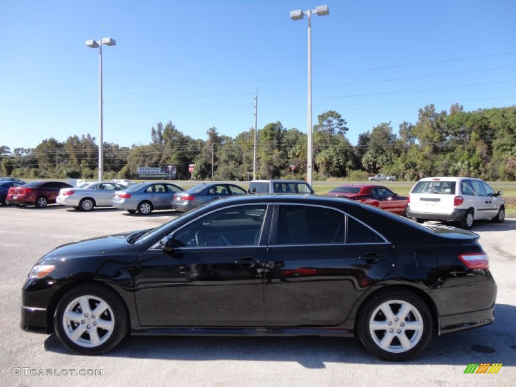 2007 Camry SE - Black / Ash photo #2