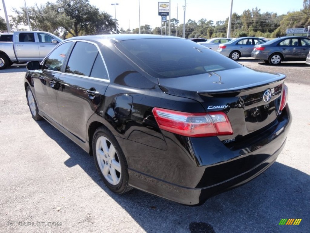 2007 Camry SE - Black / Ash photo #3