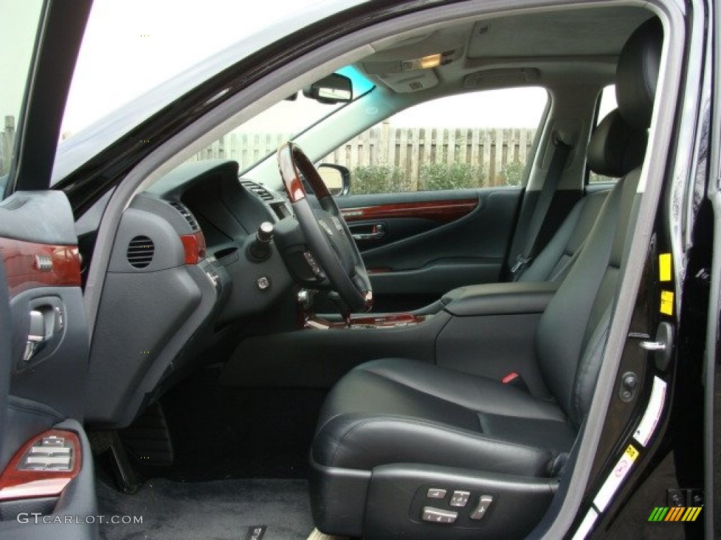 Black Interior 2011 Lexus LS 460 L AWD Photo #56813608