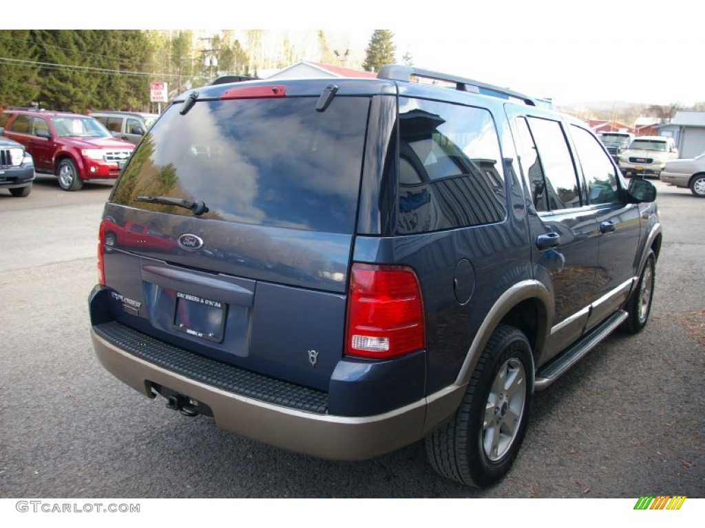 2003 Explorer Eddie Bauer 4x4 - Medium Wedgewood Blue Metallic / Medium Parchment Beige photo #17