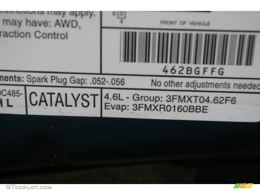 2003 Ford Explorer Eddie Bauer 4x4 Info Tag Photos