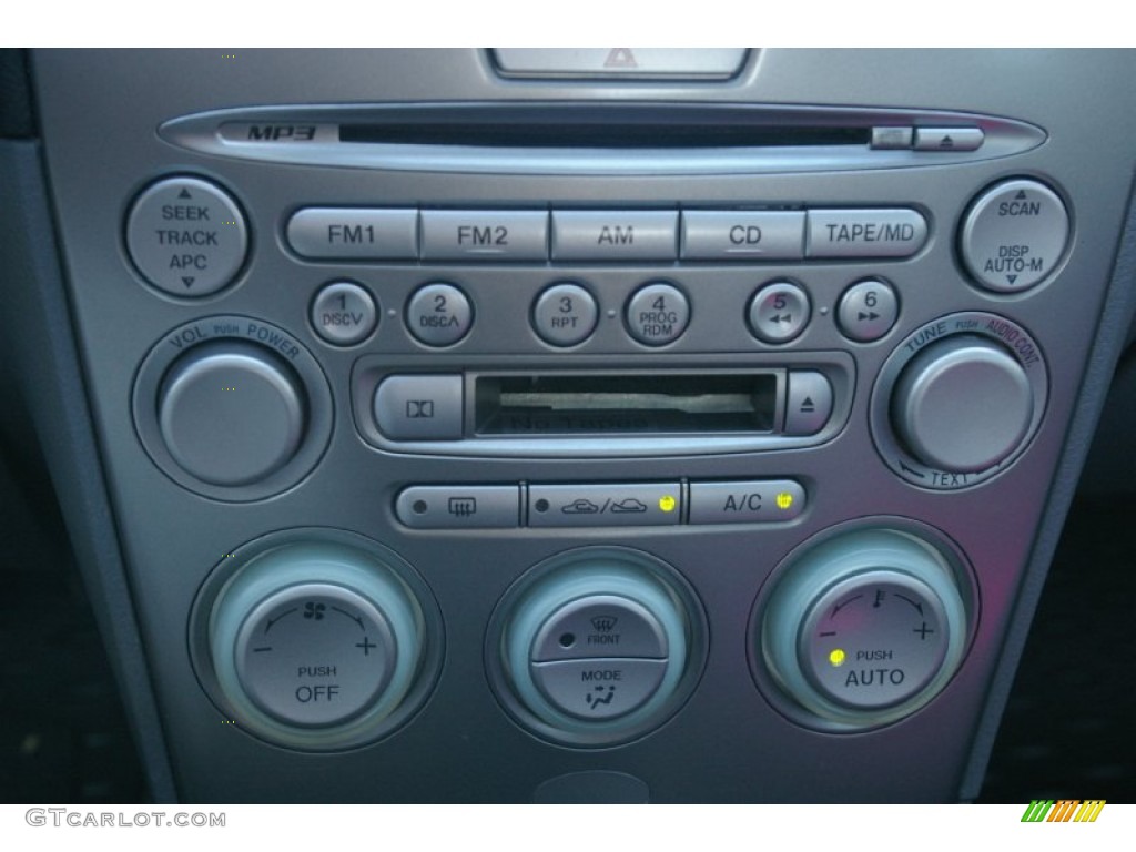 2003 MAZDA6 s Sedan - Sonic Blue Pearl / Gray photo #7