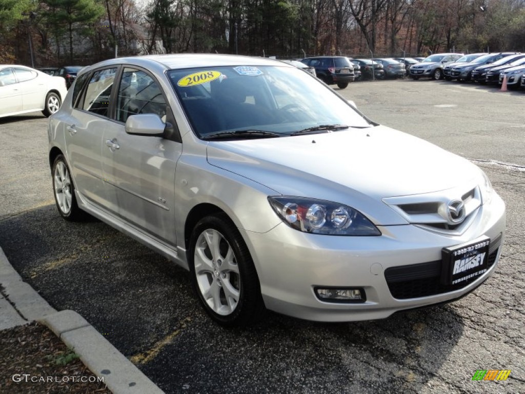 Sunlight Silver Metallic 2008 Mazda MAZDA3 s Touring Hatchback Exterior Photo #56815093