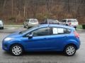 2011 Blue Flame Metallic Ford Fiesta SE Hatchback  photo #4