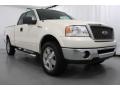 2007 White Sand Tri-Coat Ford F150 Lariat SuperCab 4x4  photo #3