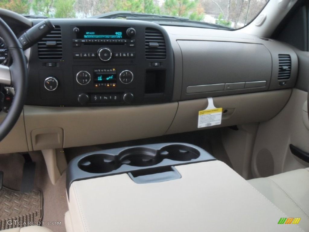 2012 Silverado 1500 LT Extended Cab 4x4 - Imperial Blue Metallic / Light Cashmere/Dark Cashmere photo #16