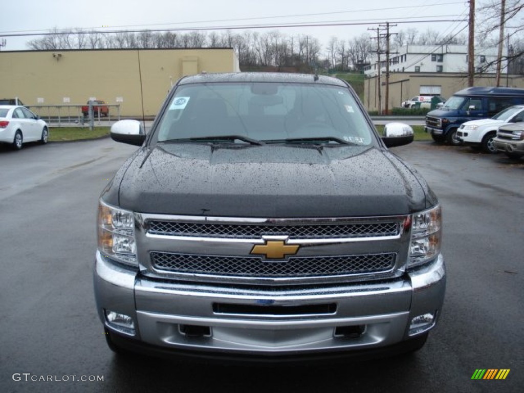 2012 Silverado 1500 LT Extended Cab 4x4 - Black / Ebony photo #3