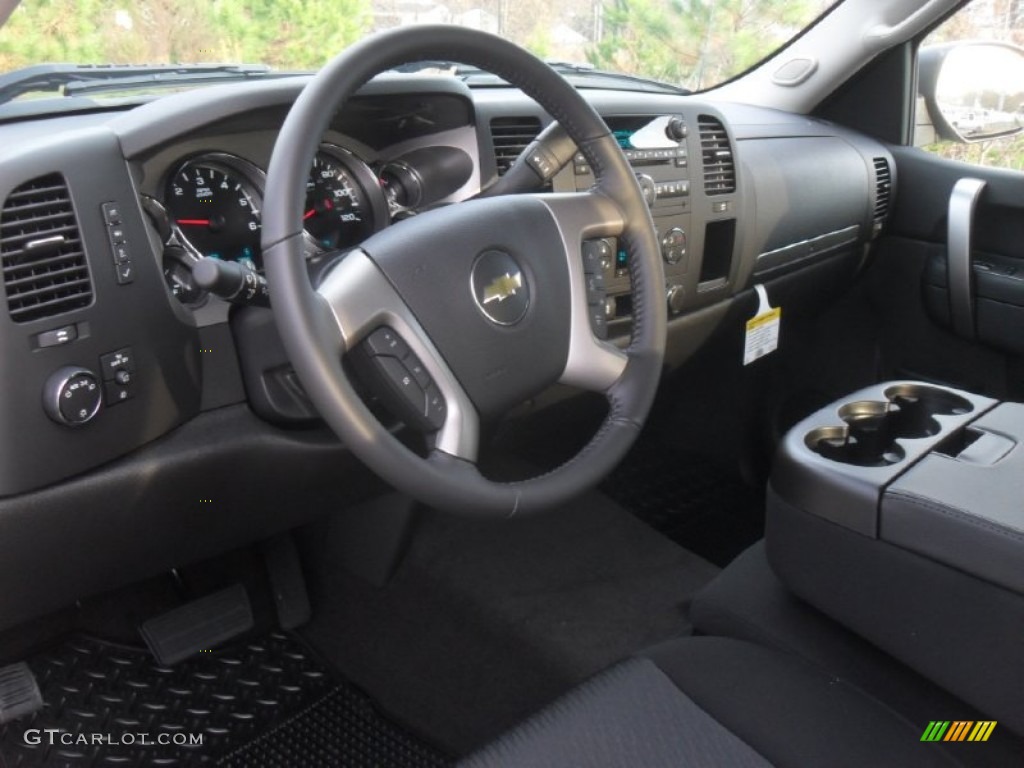 2012 Silverado 1500 LT Extended Cab - Black / Ebony photo #24