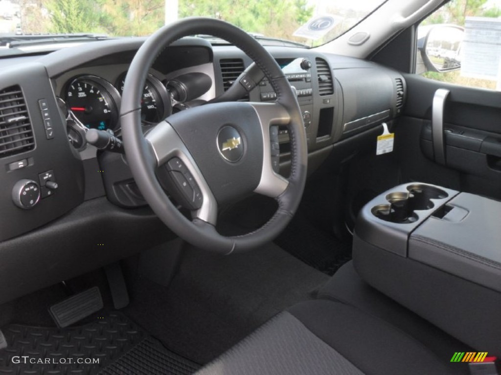 2012 Silverado 1500 LT Crew Cab - White Diamond Tricoat / Ebony photo #24