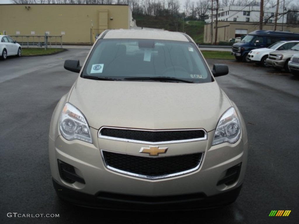 2012 Equinox LS - Gold Mist Metallic / Jet Black photo #3
