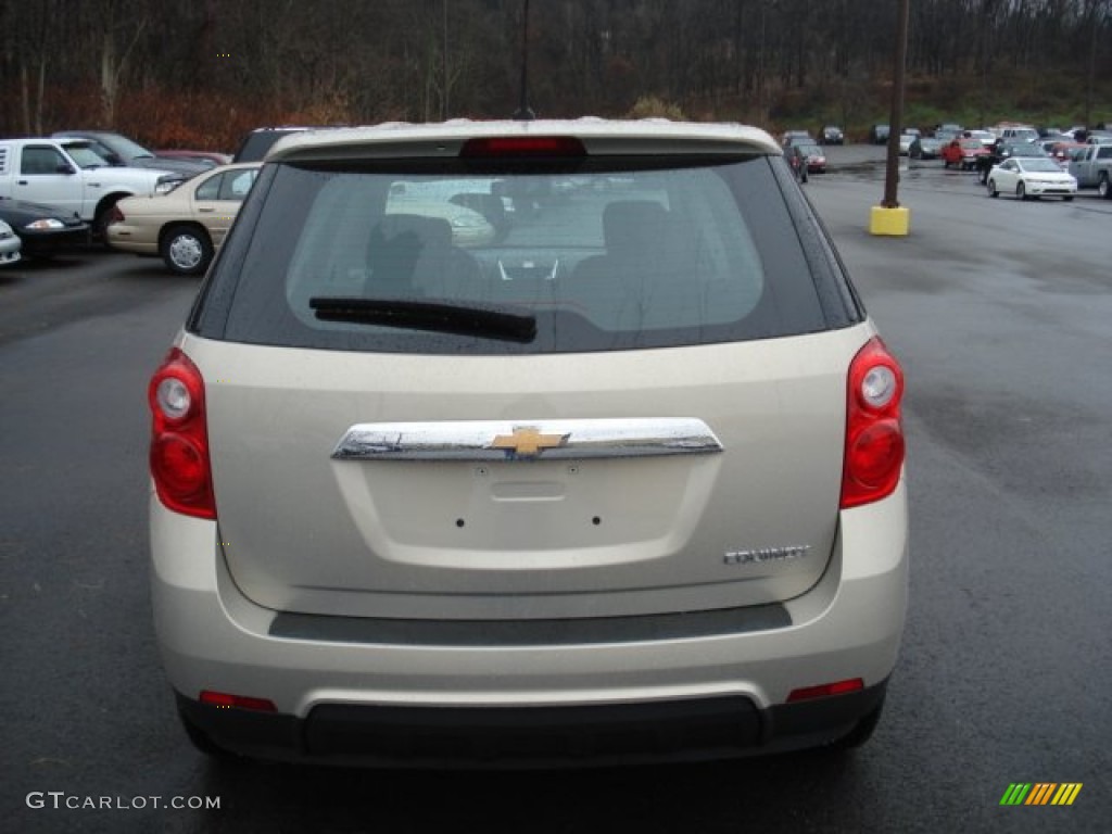 2012 Equinox LS - Gold Mist Metallic / Jet Black photo #7