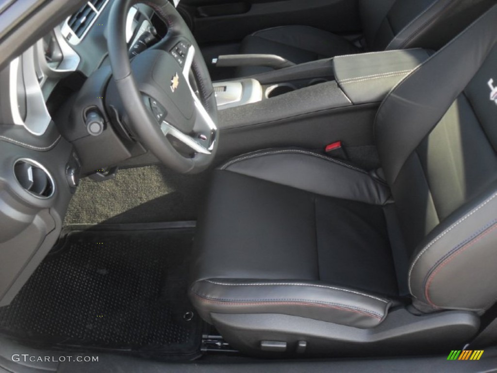 Jet Black Interior 2012 Chevrolet Camaro LT 45th Anniversary Edition Coupe Photo #56819977