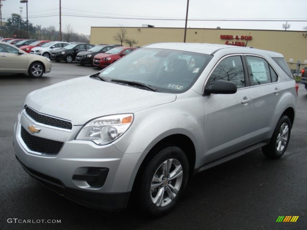 2012 Equinox LS - Silver Ice Metallic / Jet Black photo #4