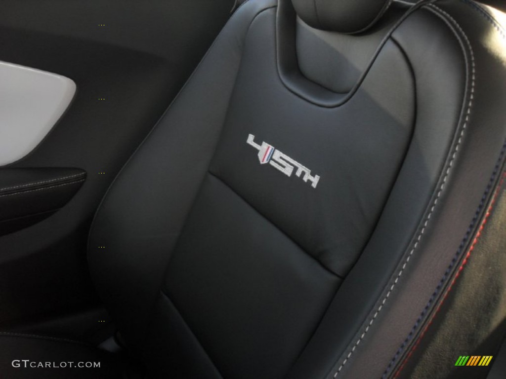 Jet Black Interior 2012 Chevrolet Camaro LT 45th Anniversary Edition Coupe Photo #56820166