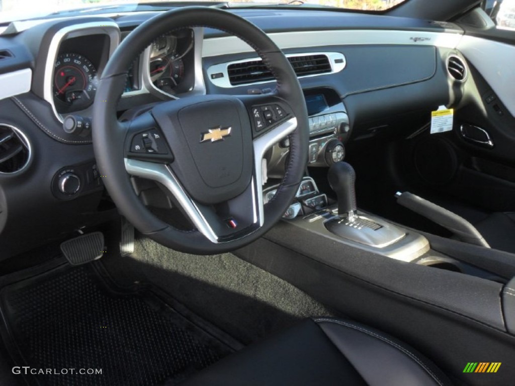 2012 Chevrolet Camaro LT 45th Anniversary Edition Coupe Jet Black Dashboard Photo #56820259