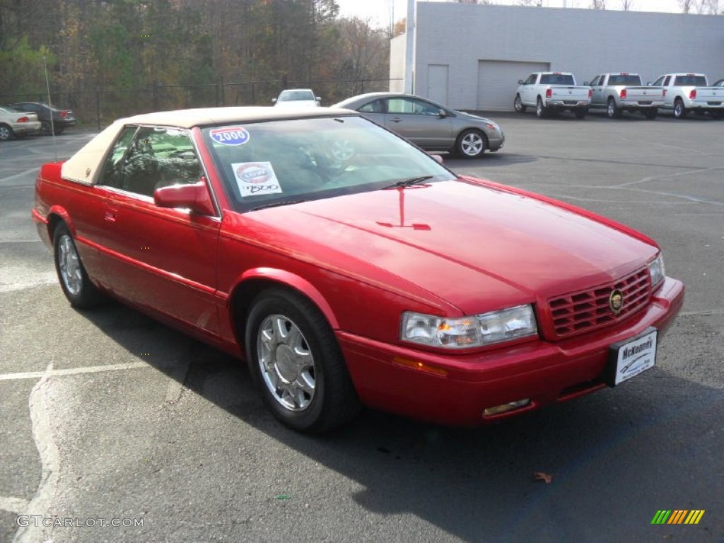 2000 Eldorado ETC - Crimson Red Pearl / Neutral Shale photo #5