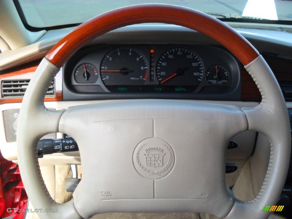 2000 Cadillac Eldorado ETC Neutral Shale Steering Wheel Photo #56820478