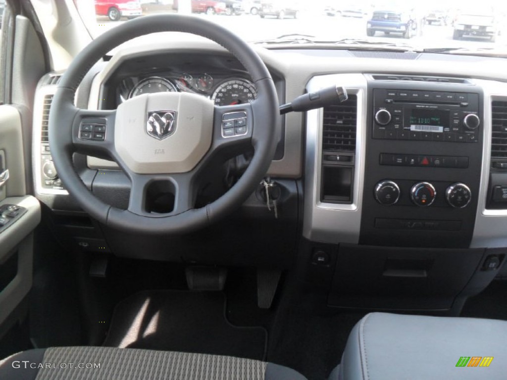 2012 Ram 1500 Big Horn Crew Cab - Bright Silver Metallic / Dark Slate Gray/Medium Graystone photo #14