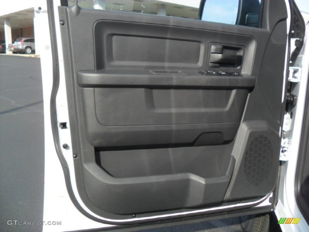 2012 Ram 1500 Express Quad Cab 4x4 - Bright White / Dark Slate Gray/Medium Graystone photo #8