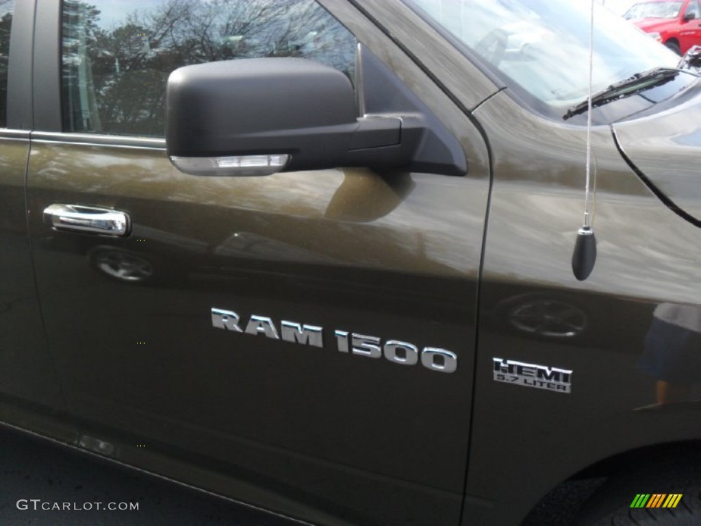 2012 Ram 1500 Big Horn Crew Cab - Sagebrush Pearl / Dark Slate Gray/Medium Graystone photo #21