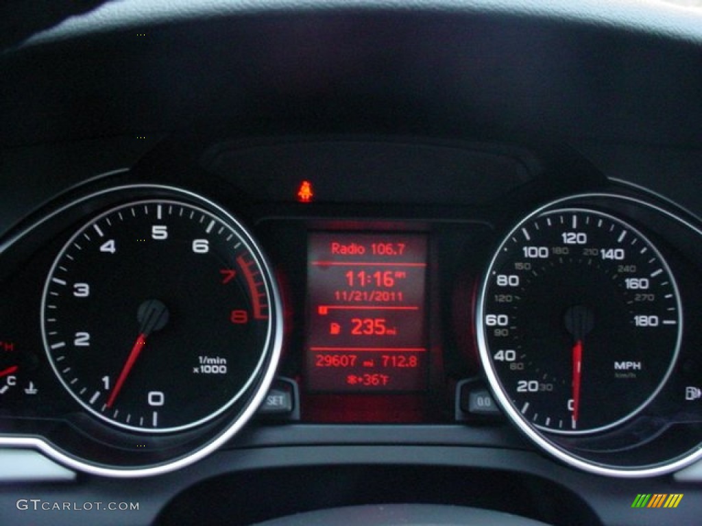 2010 Audi A5 2.0T quattro Coupe Gauges Photo #56822212