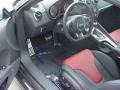 Black/Magma Red 2012 Audi TT S 2.0T quattro Coupe Interior Color
