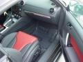 2012 Audi TT Black/Magma Red Interior Dashboard Photo