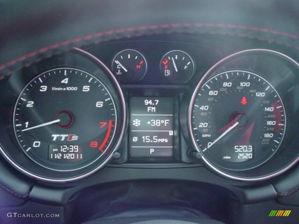 2012 Audi TT S 2.0T quattro Coupe Gauges Photos
