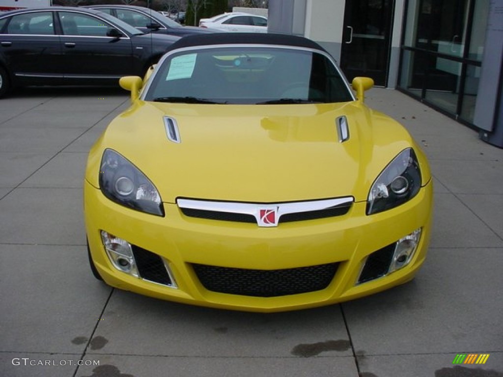 2009 Sky Red Line Roadster - Sunburst Yellow / Black photo #2