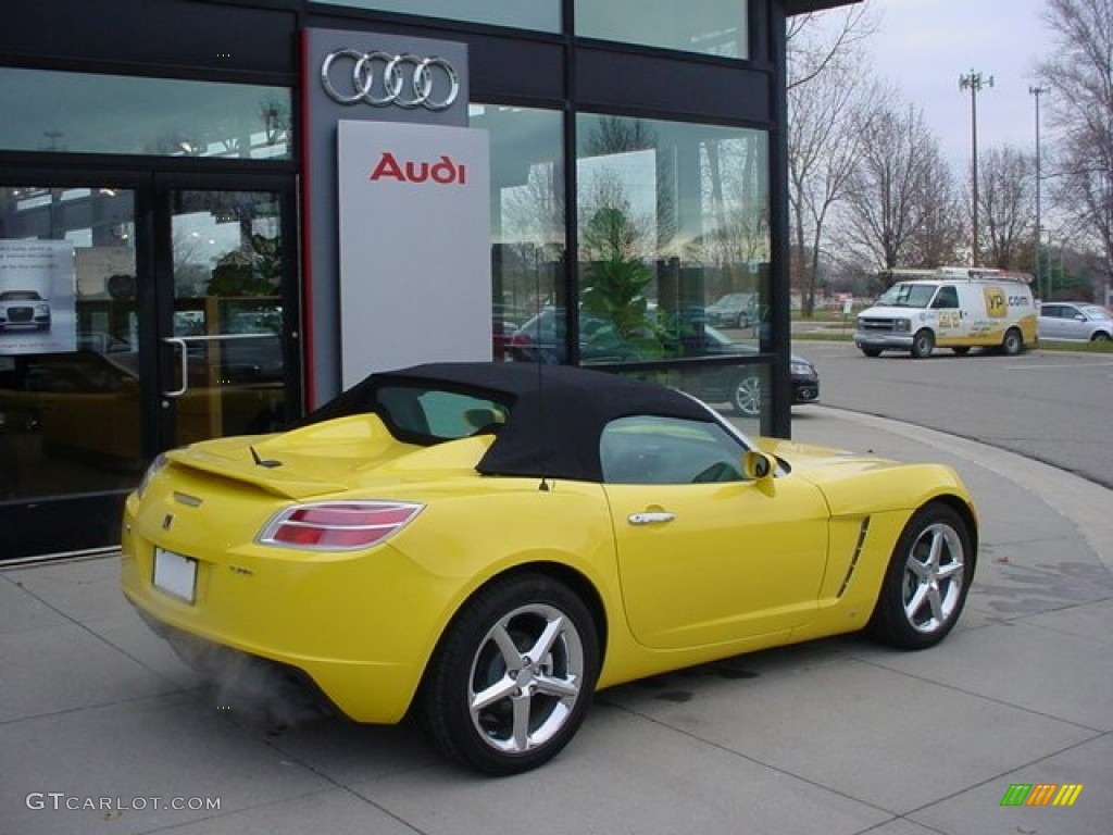 2009 Sky Red Line Roadster - Sunburst Yellow / Black photo #3