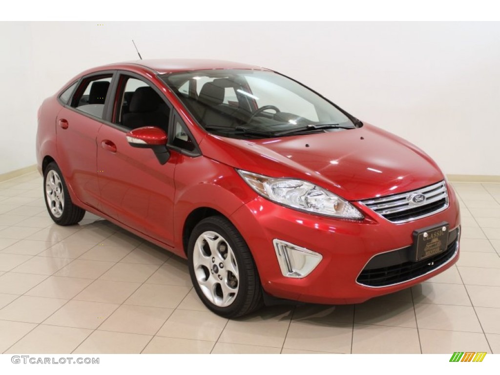 Red Candy Metallic Ford Fiesta