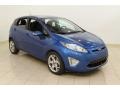 2011 Blue Flame Metallic Ford Fiesta SES Hatchback  photo #1