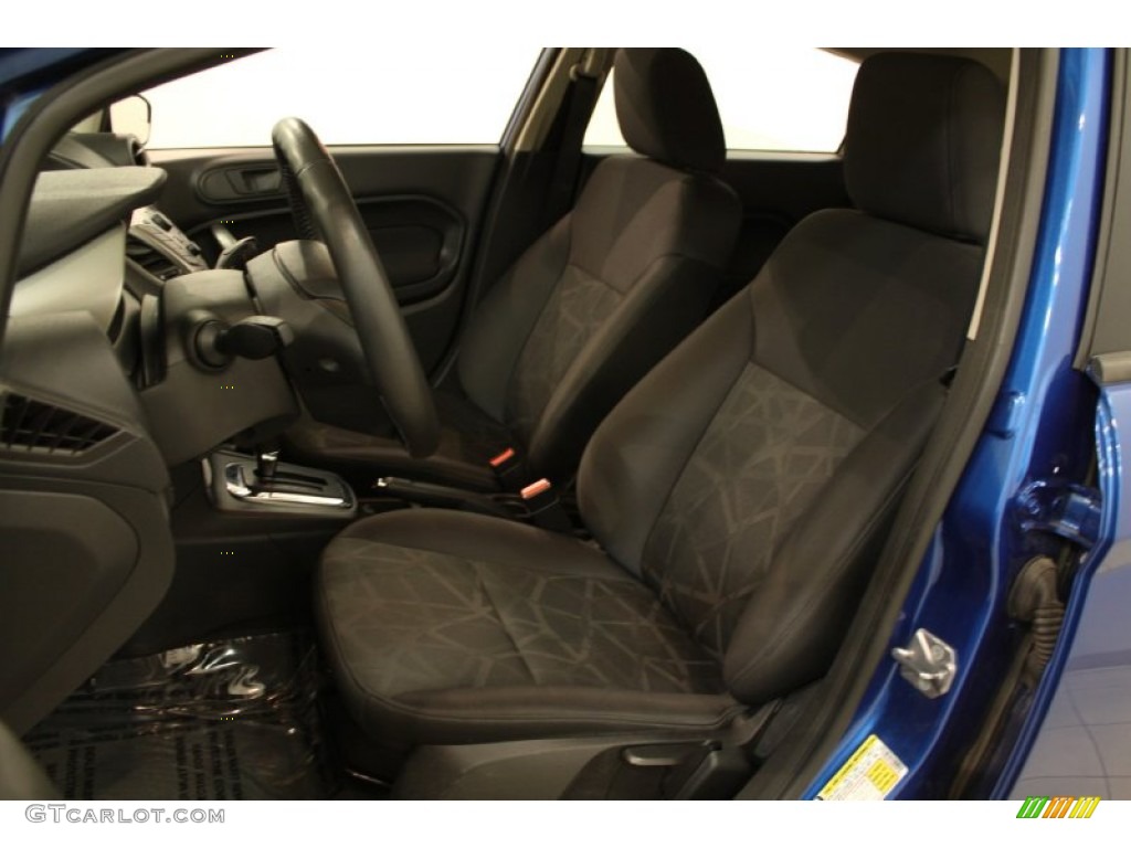 2011 Fiesta SES Hatchback - Blue Flame Metallic / Charcoal Black/Blue Cloth photo #6