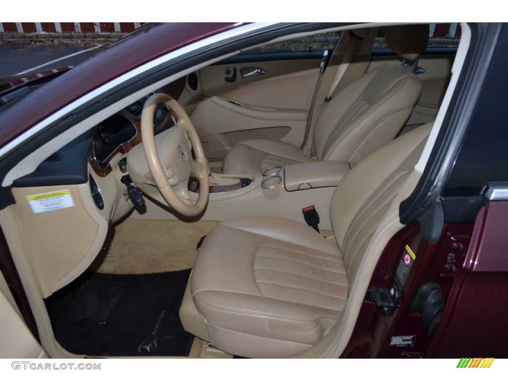 2006 CLS 500 - Bordeaux Red Metallic / Cashmere Beige photo #12