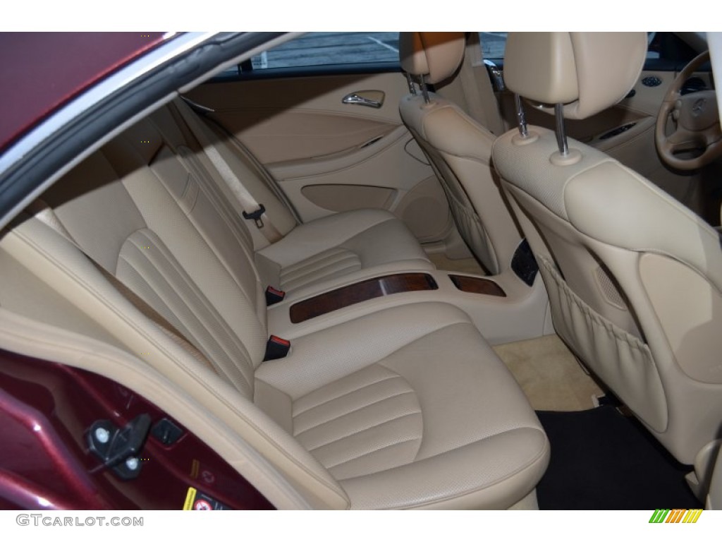 2006 CLS 500 - Bordeaux Red Metallic / Cashmere Beige photo #17