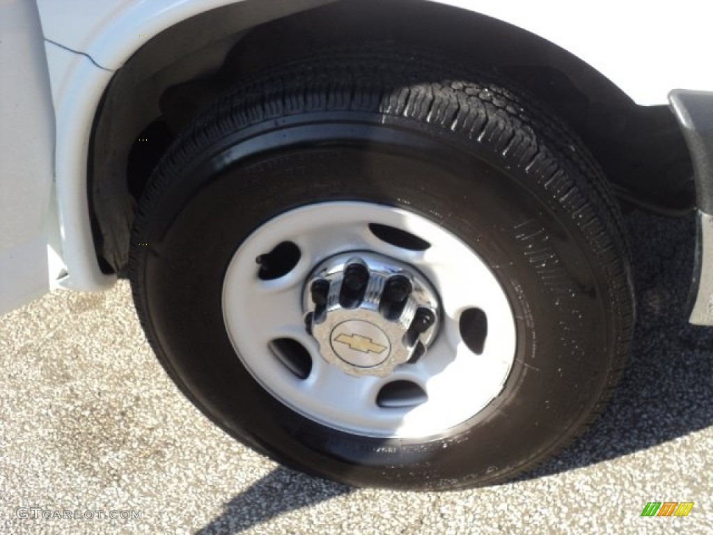 2011 Express LT 3500 Extended Passenger Van - Summit White / Medium Pewter photo #9