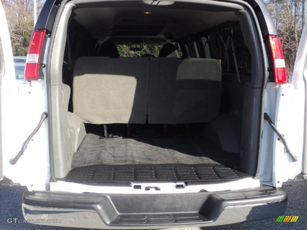 2011 Express LT 3500 Extended Passenger Van - Summit White / Medium Pewter photo #10