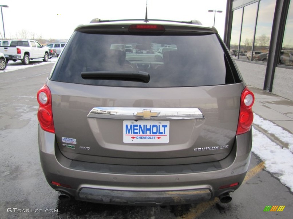 2011 Equinox LTZ AWD - Mocha Steel Metallic / Brownstone/Jet Black photo #29