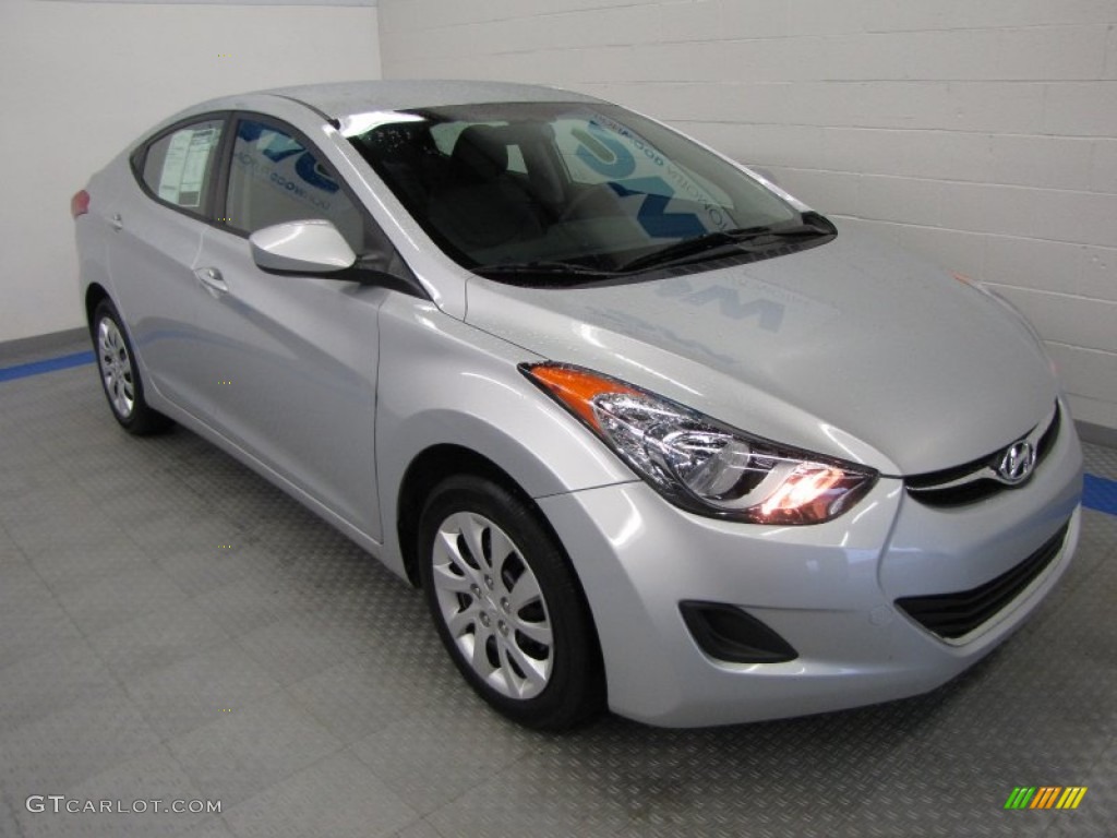 Radiant Silver 2011 Hyundai Elantra GLS Exterior Photo #56826577