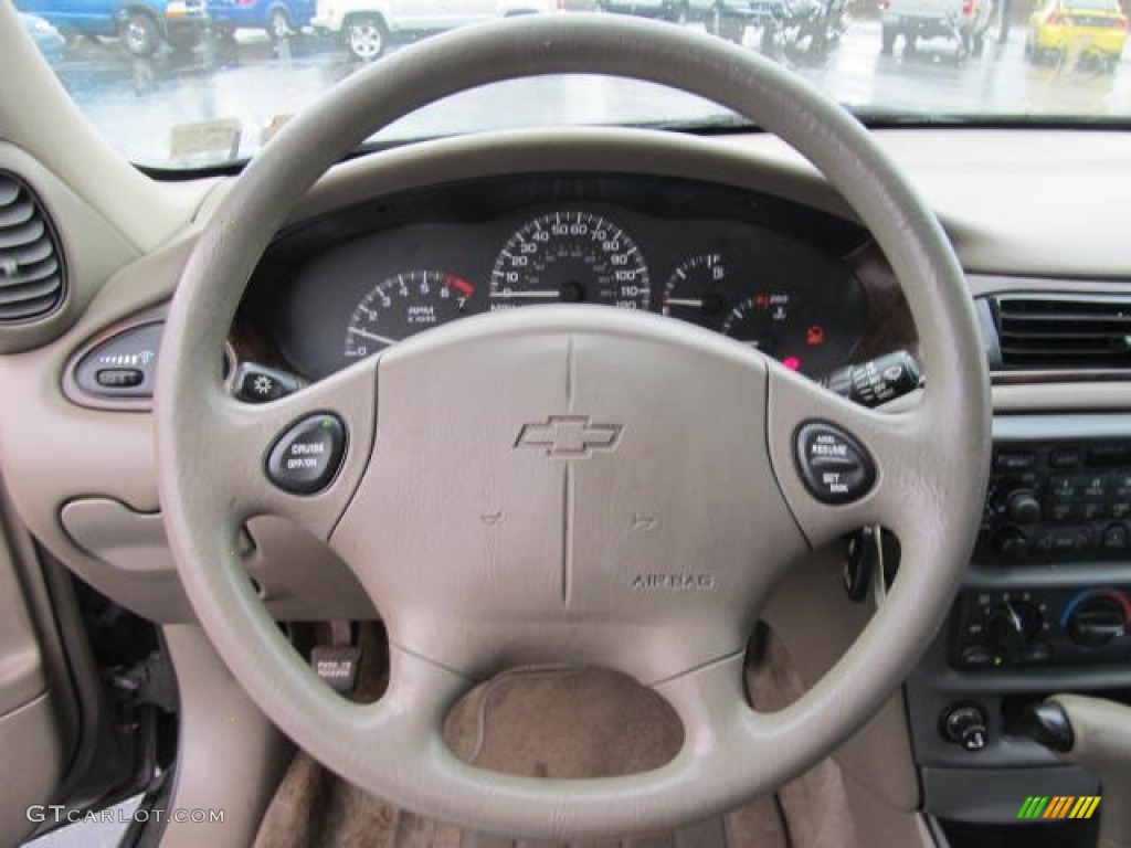 1999 Chevrolet Malibu LS Sedan Medium Neutral Steering Wheel Photo #56828600