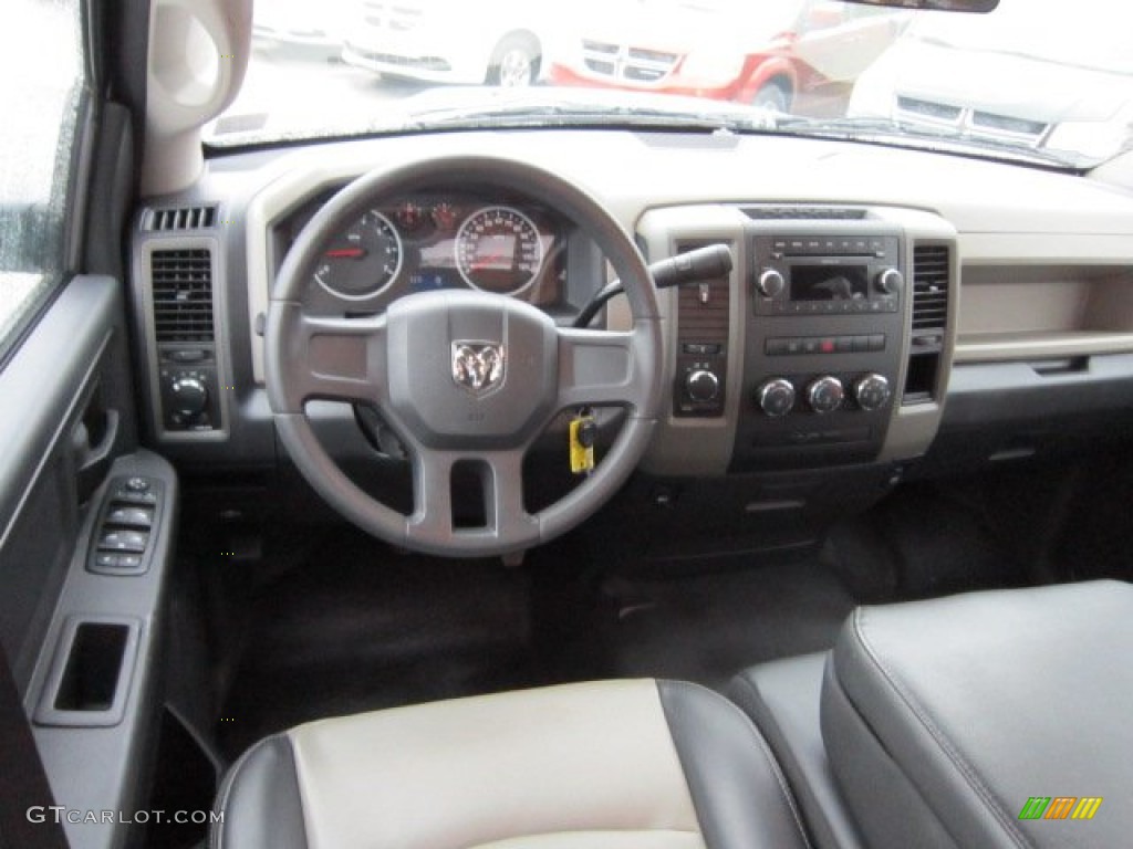 2010 Ram 1500 ST Quad Cab 4x4 - Bright Silver Metallic / Dark Slate Gray photo #14