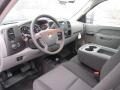 2012 Chevrolet Silverado 3500HD Dark Titanium Interior Prime Interior Photo