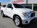 2008 Super White Toyota Tundra SR5 Regular Cab  photo #1