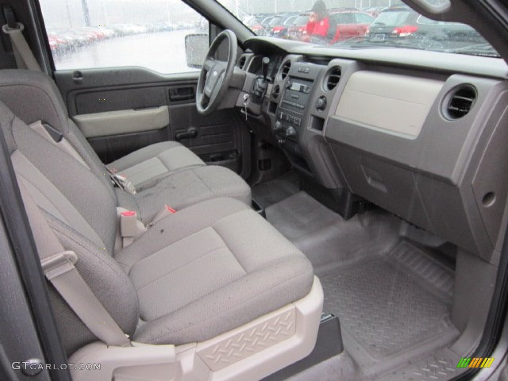 2010 F150 XL Regular Cab - Sterling Grey Metallic / Medium Stone photo #10