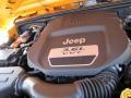 2012 Dozer Yellow Jeep Wrangler Unlimited Sport 4x4  photo #9