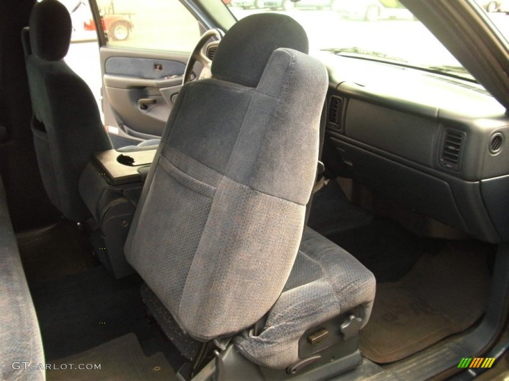 1999 Silverado 1500 LS Extended Cab - Indigo Blue Metallic / Blue photo #15