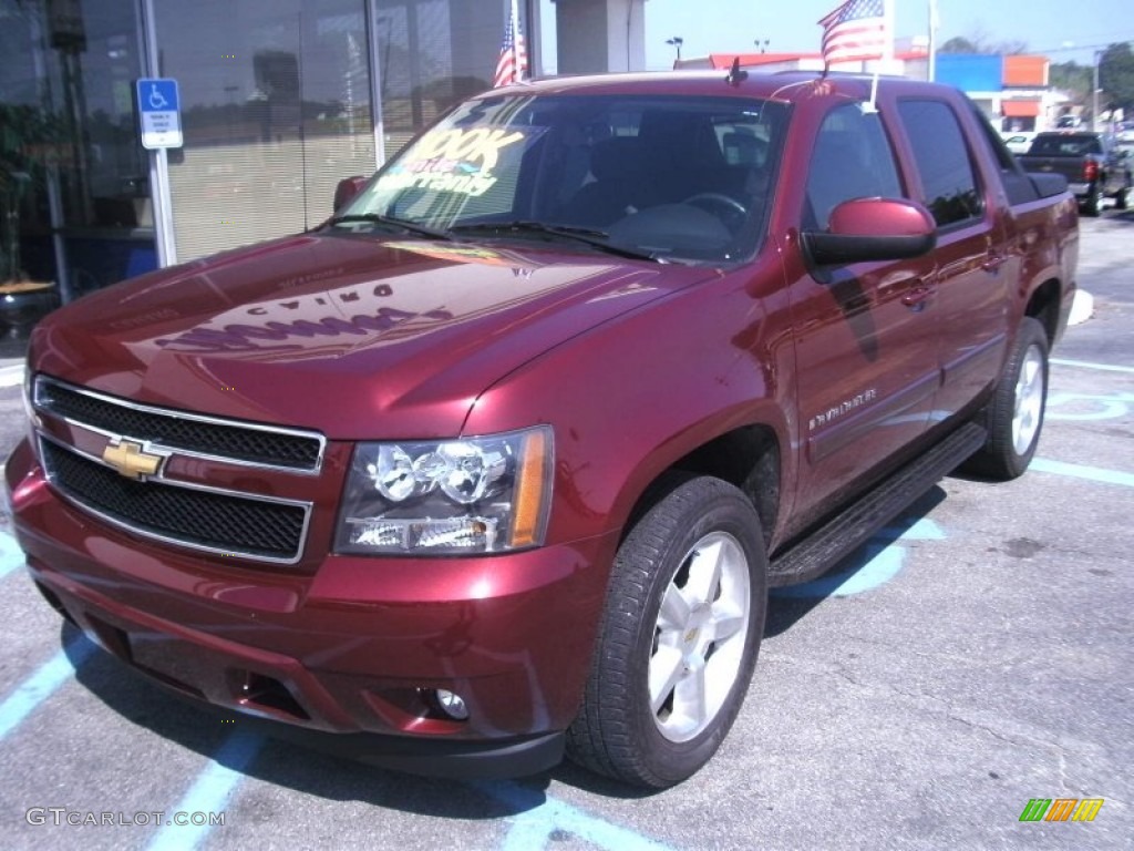 Deep Ruby Red Metallic 2009 Chevrolet Avalanche LT Exterior Photo #56831711