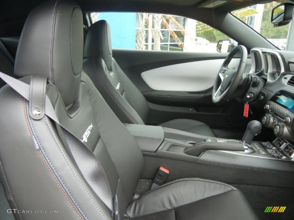 Jet Black Interior 2012 Chevrolet Camaro LT 45th Anniversary Edition Coupe Photo #56832835