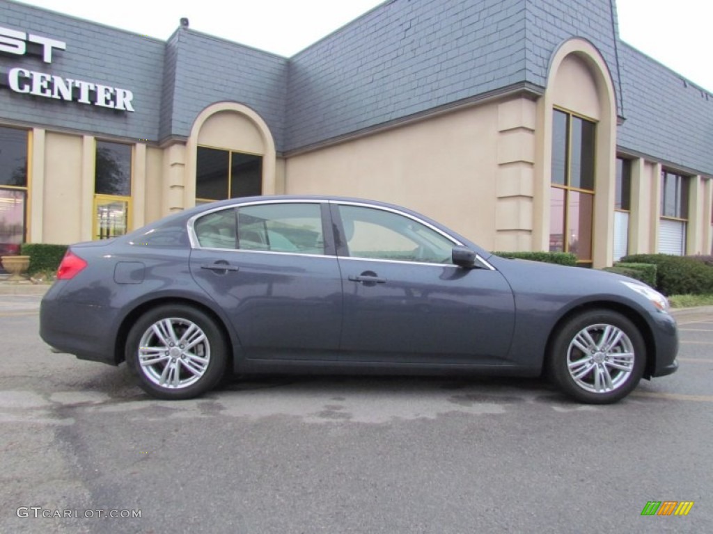 2011 G 25 Journey Sedan - Graphite Shadow / Graphite photo #4